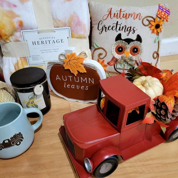 New Luxurious autumn fall home decor collection set of 11 items - Picture 3 of 12